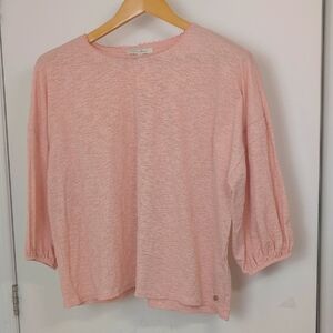 TOM TAILOR PINK 3/4 SLEEVES BLOUSE SIZE MEDIUM